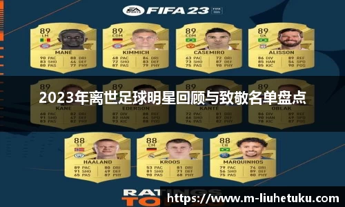 2023年离世足球明星回顾与致敬名单盘点